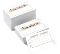 PRICARO Carte de rendez-vous "Feuilles", 200 pièces