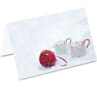 PRICARO Cartes de table "Cacao en hiver", 50 pièces