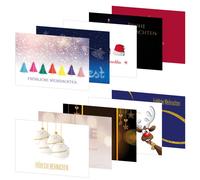 PRICARO Cartes postales de Noël "Motifs 2", A6, 20 pièces