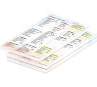 PRICARO Check-list de vacances "Holiday", A4, 25 feuilles, 3 pièces