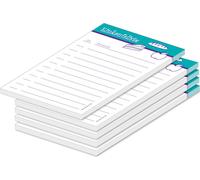 PRICARO Liste de courses "Food", magnétique, turquoise, A6, 25 feuilles, 5 pièces