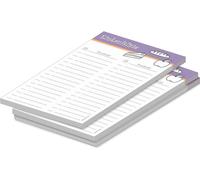 PRICARO Liste de courses "Food", magnétique, violet, A5, 50 feuilles, 3 pièces