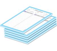 PRICARO Liste de courses "Toutes sortes de choses", magnétique, bleu clair, A6, 50 feuilles, 5 pièces