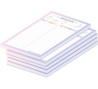 PRICARO Liste de courses "Toutes sortes de choses", rose, A6, 5 pièces