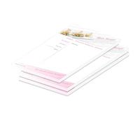 PRICARO Lot de 3 blocs de recettes Cupcake A5