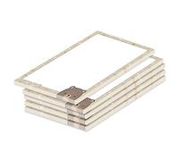 PRICARO Lot de 5 bloc-notes magnétiques A6 Motif ours grizzly