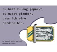 PRICARO Merde garée Flyer "Animaux-Sardine", A6, 50 pièces