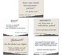 PRICARO Merde garée Flyer "Cinq notes", A6, 50 pièces