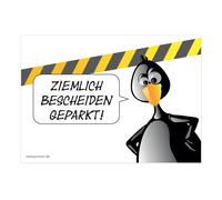 PRICARO Merde garée Flyer "Pingouin", A6, 50 pièces