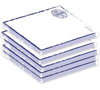 PRICARO Notes repositionnables "Tampon" bleu - ne pas oublier, 100 feuilles, 5 pièces