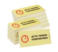 PRICARO Notes repositionnables "Veuillez prendre rendez-vous", 100 feuilles, 10 pièces