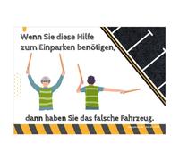 PRICARO Scheisse geparkt Flyer "Se garer", A6, 50 pièces