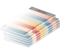 PRICARO semainier "Colours", magnétique, A6, 5 pièces