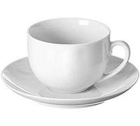 Price and Kensington Simplicity Tasse à thé et Soucoupe en Porcelaine Blanc 26 cl