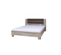 PRICE FACTORY just for you Lit Adulte Design ROMI 160x200 cm Coloris Dab Canyon. Ideal pour Votre Chambre à Coucher