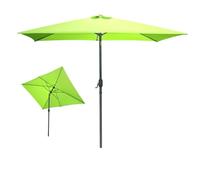 Meublorama Parasol inclinable rectangulaire vert pomme 200x300cm