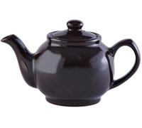 Price & Kensington Théière anglaise pour 2 tasses, en faïence de qualité supérieure, avec vernis brillant, marron rockingham, passe au micro-ondes et au lave-vaisselle, théière vintage