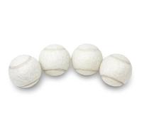 Price's 4 Balles de Tennis Blanches (4 balles emballées en vrac) | Type 2 Sans pression, Norme ITF | Fabriquées au Royaume-Uni | Couleur Blanche Traditionnelle | Très approprié pour le Jeu de Court