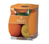 Price's - Bougie en pot d'agrumes sicilien - Parfum délicieux, frais et de qualité - Parfum longue durée - Jusqu'à 45 heures de combustion
