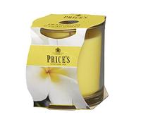 Price's - Bougie en pot de frangipanier - Parfum frais, saisonnier et délicieux - Parfum longue durée - Jusqu'à 45 heures de combustion
