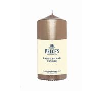 Price's - Bougie Pilier Dorée 6 Pouces (15cm)