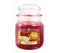 Price's Candle Bougie Format jarre Parfum Apple Spice ; Bougie longue durée jusqu’à 85 heures de combustion ; Cadeau parfait pour femme; anniversaires; fêtes. Bougie Jarre Large