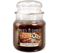 Price's Candle Bougie parfumée truffe au chocolat riche et lisse de haute qualité Parfum longue durée Jusqu'à 150 heures de combustion