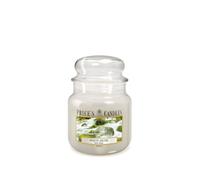 Price's Candles - Bougie parfumée en pot de verre moyen avec couvercle en verre, musc blanc