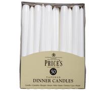 Prices Candles Pack de 50 Bougies pour Chandeliers - Blanc - Import Royaume uni