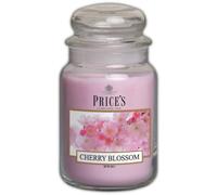Price's - Grande bougie en pot fleur de cerisier - Parfum doux, délicieux et de qualité - Parfum longue durée - Jusqu'à 150 heures de combustion