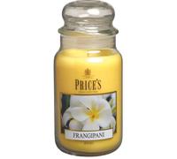 Price's - Grande bougie en pot Frangipanier - Parfum doux, délicieux et de qualité - Parfum longue durée - Jusqu'à 150 heures de combustion