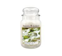 Price's - Grande bougie en pot Musc blanc - Parfum doux, délicieux et de qualité - Parfum longue durée - Jusqu'à 150 heures de combustion