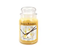 Price's Grande bougie en pot Vanille douce - Parfum doux, délicieux et de qualité - Parfum longue durée - Jusqu'à 150 heures de combustion