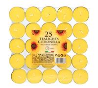 Price's Lot de 25 bougies chauffe-plat à la citronnelle