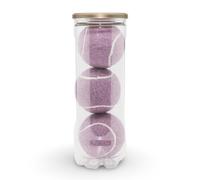 Price's Lot de 3 balles de padel colorées en feutre dans un tube - Durable et durable - Fabriquées au Royaume-Uni (violet)