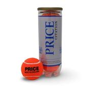 Price's Lot de 3 balles de tennis colorées « Citation » - Fabriquées selon les normes ITF - Vert, rouge, rose, orange et blanc - Fabriquées au Royaume-Uni