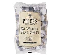 Prices Patent Candles Bougie chauffe-plat Blanc Sac, Lot de 50 blanc