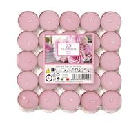 Price's Petali Lot de 25 bougies chauffe-plat parfumées de la marque | 4 heures de combustion | Disponible en plusieurs parfums (rose)