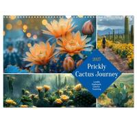 Prickly Cactus Journey (Wall Calendar 2027 DIN A3 landscape), CALVENDO 12 Month Wall Calendar: Flowering spines - An annual journey through cacti