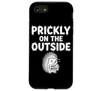 Prickly on The Outside Soft Inside Timide Hedgehog Anxiety Coque pour iPhone SE (2020) / 7/8
