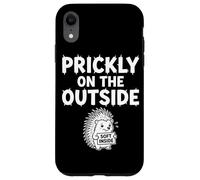 Prickly on The Outside Soft Inside Timide Hedgehog Anxiety Coque pour iPhone XR