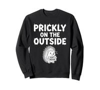 Prickly on The Outside Soft Inside Timide Hedgehog Anxiety Sweatshirt