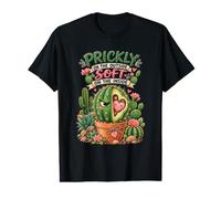 Prickly Outside Soft Inside Cactus Mom Monstera Houseplant T-Shirt Graphique avec Valeur