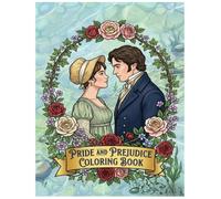 Pride and Prejudice Coloring Book: Libro de Colorear Orgullo y Prejuicio