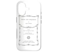 Pride and Prejudice Jane Austen Bookworm Couverture de Livre Vintage Coque pour iPhone 17