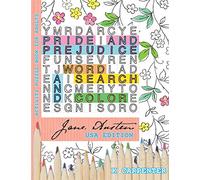 Pride and Prejudice Word Search and Color: Jane Austen Activity Puzzle Book for Adults