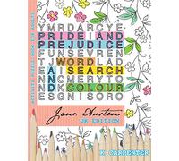 Pride and Prejudice Word Search and Colour: Jane Austen Activity Puzzle Book for Adults