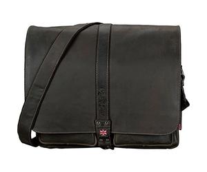 Pride and Soul Mr Liam 47145 Sac à bandoulière en cuir véritable marron