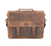 Pride and Soul Porte-documents en cuir 37 cm Compartiment pour ordinateur portable brun