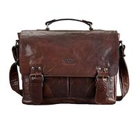 Pride and Soul Umhängetasche Baggie Bag L, Laptoptasche Leder Pochette Mixte (Lot de 2)
